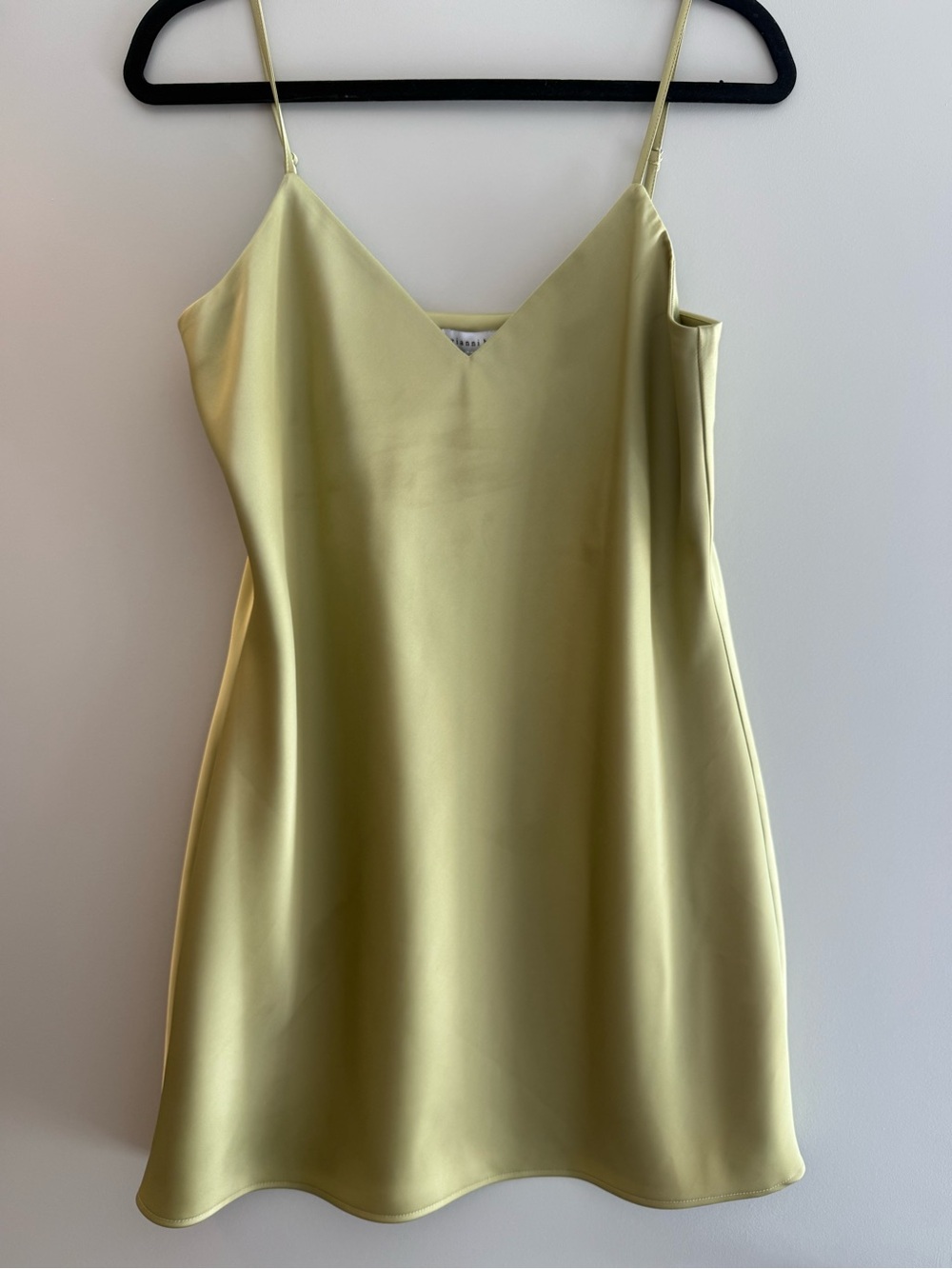 Gianni Bini Lemon-Green Slip Top